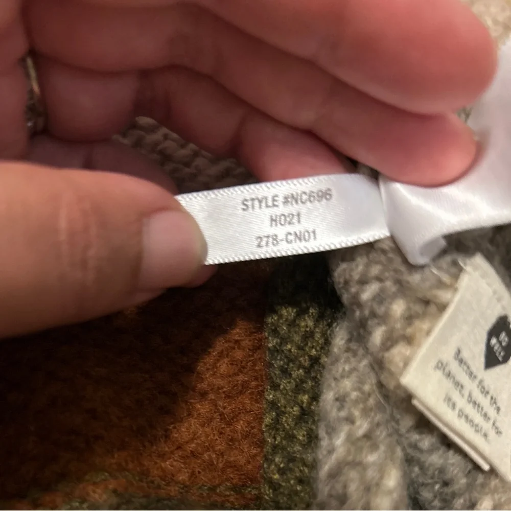 ✨SOLD✨ MADEWELL Deacon Cableknit Mockneck Sweater in Stripe - Size L NWT - Picture 16 of 16